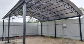 Арочные навесы из металлопрофиля Чебоксары, цена от 3497 руб.